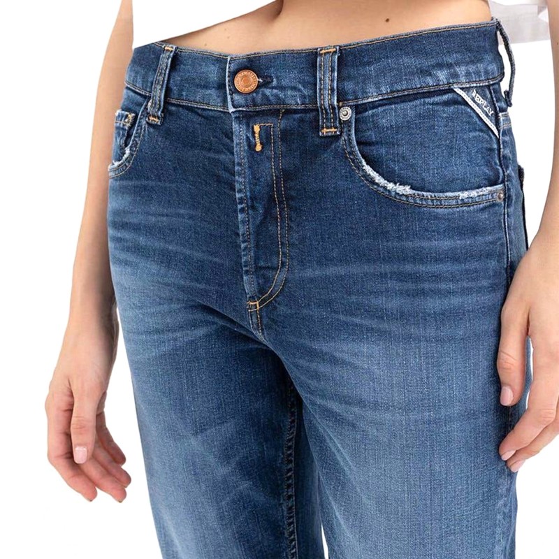 Replay Straight Fit Maijke Jeans-Medium Blue