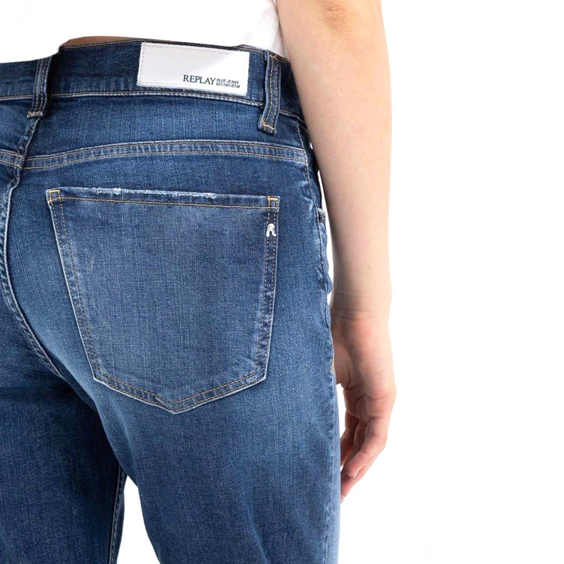 Replay Straight Fit Maijke Jeans-Medium Blue