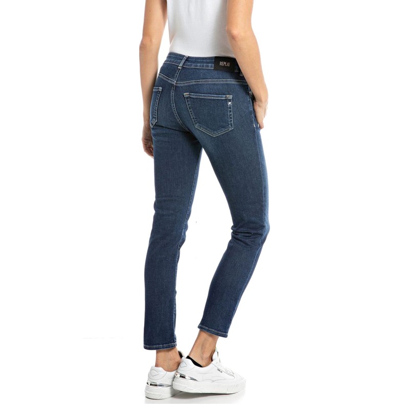 Replay Skinny Fit New Luz Jeans-Medium Blue