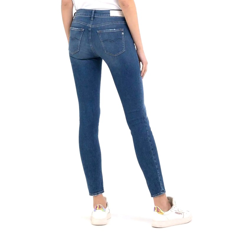 Replay Skinny Fit New Luz Jeans-Medium Blue