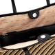 Guess Vikki II Shopper Bag Rafia Pochette-Black/Natural