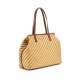 Guess Vikki II Shopper Bag Rafia Pochette-Cognac/Natural