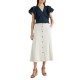 Tommy Hilfiger Button High Rise Denim Skirt-Nola Tommy Hilfiger Button High Rise Denim Skirt-Nola
