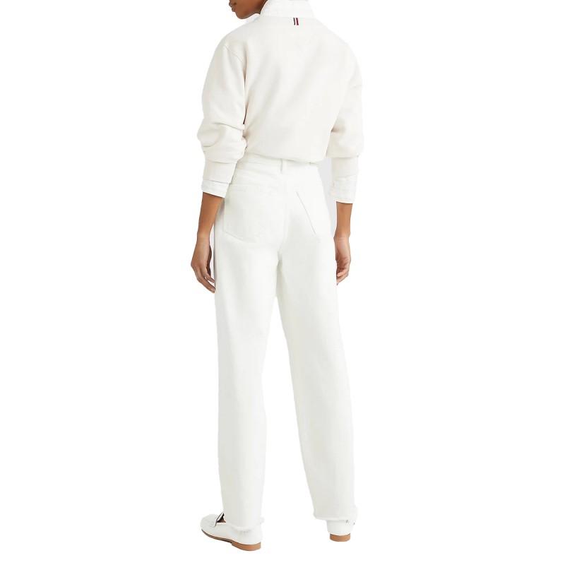 Tommy Hilfiger Ballon High Waist Trousers-Bright White Tommy Hilfiger Ballon High Waist Trousers-Bright White