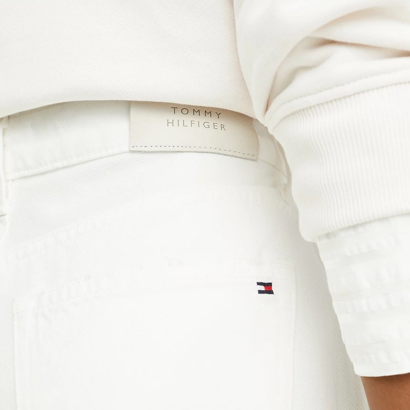 Tommy Hilfiger Ballon High Waist Trousers-Bright White Tommy Hilfiger Ballon High Waist Trousers-Bright White