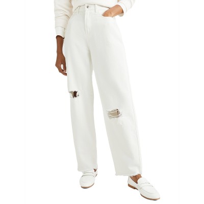 Tommy Hilfiger Ballon High Waist Trousers-Bright White