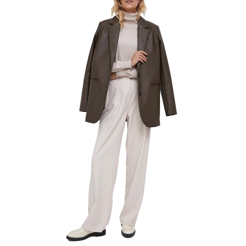 Tommy Hilfiger Relaxed Straight Trousers-Cashmere Creme Tommy Hilfiger Relaxed Straight Trousers-Cashmere Creme