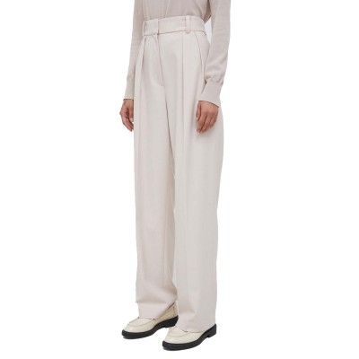Tommy Hilfiger Relaxed Straight Trousers-Cashmere Creme