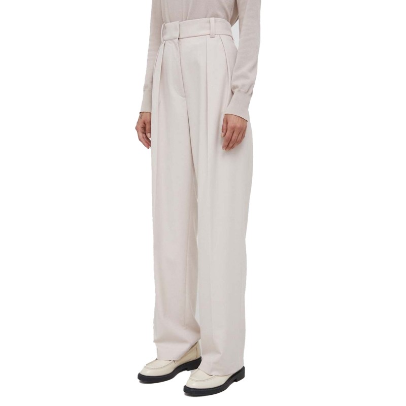 Tommy Hilfiger Relaxed Straight Trousers-Cashmere Creme Tommy Hilfiger Relaxed Straight Trousers-Cashmere Creme
