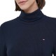 Tommy Hilfiger Top Turtleneck Rib Slim 5X2-Dark Night Blue Tommy Hilfiger Top Turtleneck Rib Slim 5X2-Dark Night Blue