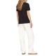 Tommy Hilfiger T-Shirt Regular Fit Corp Logo Crewneck-Black Tommy Hilfiger T-Shirt Regular Fit Corp Logo Crewneck-Black