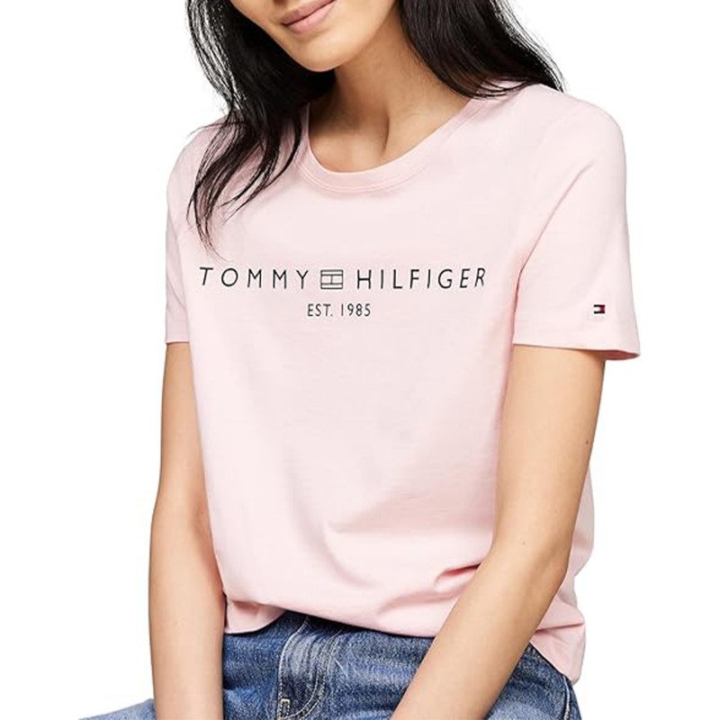 Tommy Hilfiger Modern Regular Crewneck T-Shirt-Light Pink
