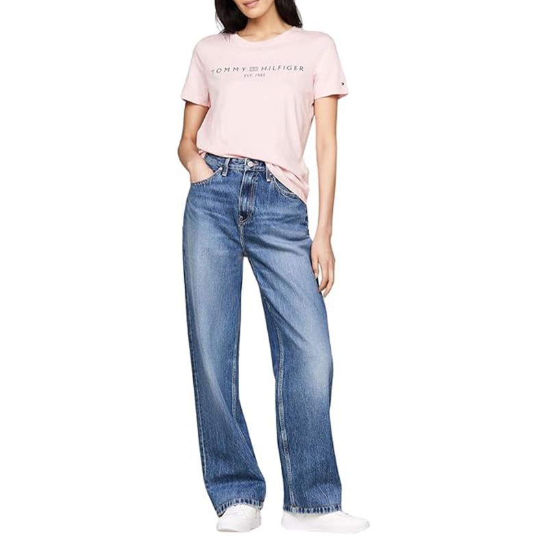 Tommy Hilfiger Modern Regular Crewneck T-Shirt-Light Pink