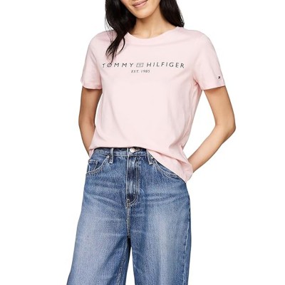 Tommy Hilfiger Modern Regular Crewneck T-Shirt-Light Pink