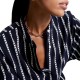 Tommy Hilfiger Argile Stripe Midi Shirt Dress-Argyle STP/Desert Sky