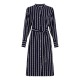 Tommy Hilfiger Argile Stripe Midi Shirt Dress-Argyle STP/Desert Sky