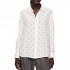 Tommy Hilfiger Logo Silk Fluid Shirt-Monogram Critter/Ancient White