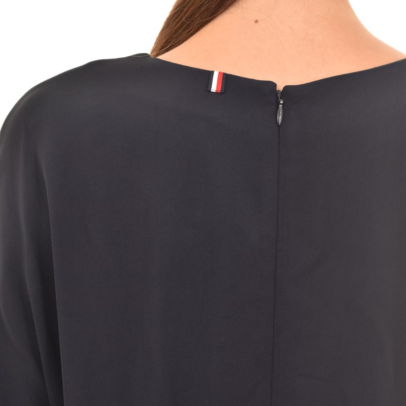 Tommy Hilfiger Viscose Twill Shirtdress-Desert Sky Tommy Hilfiger Viscose Twill Shirtdress-Desert Sky