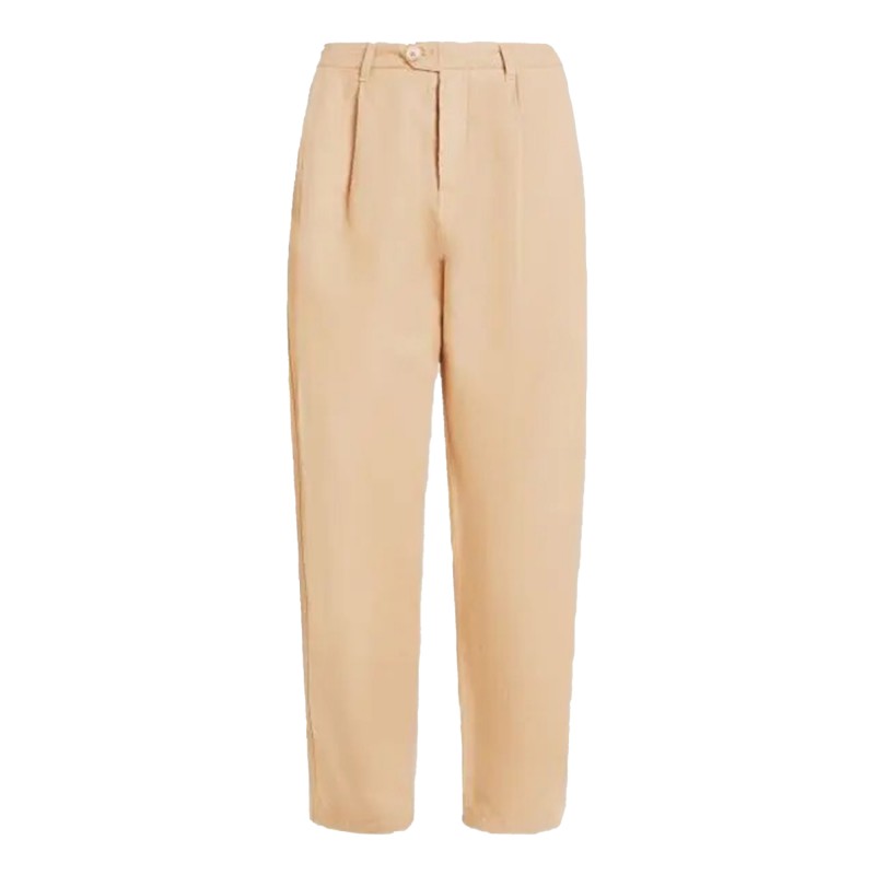 Tommy Hilfiger Cotton Linen Relaxed Straight Pants-Harvest Wheat Tommy Hilfiger Cotton Linen Relaxed Straight Pants-Harvest Wheat