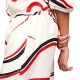 Tommy Hilfiger Ribbon Pull On Pants-Big Ribbon Print/Ecru