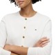 Tommy Hilfiger Cardigan Crew Neck-Ivory Petal