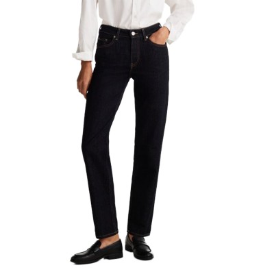 Tommy Hilfiger Jeans Classic Mid Rise Straight-Nos Rinse