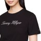 Tommy Hilfiger T-Shirt Script Regular Crew Neck-Nos Black
