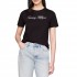 Tommy Hilfiger T-Shirt Script Regular Crew Neck-Nos Black