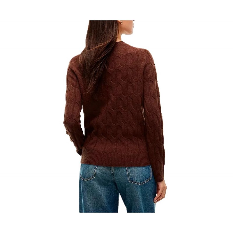 Tommy Hilfiger Sweater Soft Wool Cable-Legacy Brown Tommy Hilfiger Sweater Soft Wool Cable-Legacy Brown