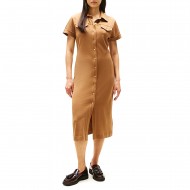 Tommy Hilfiger Dress Shirt Midi Gold Button-Hickory
