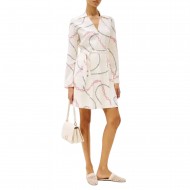 Tommy Hilfiger Dress Short Wrap-Flag Chain Wave/ Rwb Calico