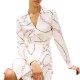 Tommy Hilfiger Dress Short Wrap-Flag Chain Wave/ Rwb Calico