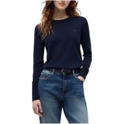 Tommy Hilfiger Sweater Crew Neck-Dark Night Navy