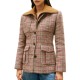 Tommy Hilfiger Jacket Lady Seasonal Texture-Red/Grey Check Tommy Hilfiger Jacket Lady Seasonal Texture-Red/Grey Check