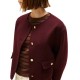 Tommy Hilfiger Jacket Double-Faced Wool Blend-Deep Burgundy