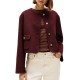 Tommy Hilfiger Jacket Double-Faced Wool Blend-Deep Burgundy