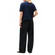 Tommy Hilfiger T-Shirt Gold Button Script Modern-Dark Night Navy