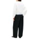Tommy Hilfiger Sweatshirt Gold Button Script Fleece-Ecru Tommy Hilfiger Sweatshirt Gold Button Script Fleece-Ecru