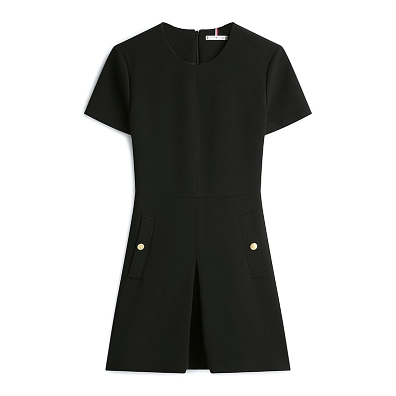 Tommy Hilfiger Dress Mini Punto-Black Tommy Hilfiger Dress Mini Punto-Black