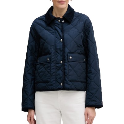 Tommy Hilfiger Padded Jacket Flag Quilted-Dark Night Navy