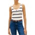 Tommy Hilfiger Tank Top Co Full Needle-Big Striped Calico/Dark Night Navy