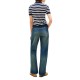 Tommy Hilfiger Polo Sweater Light Layering Striped-Dark Night Navy/Ivory Petal