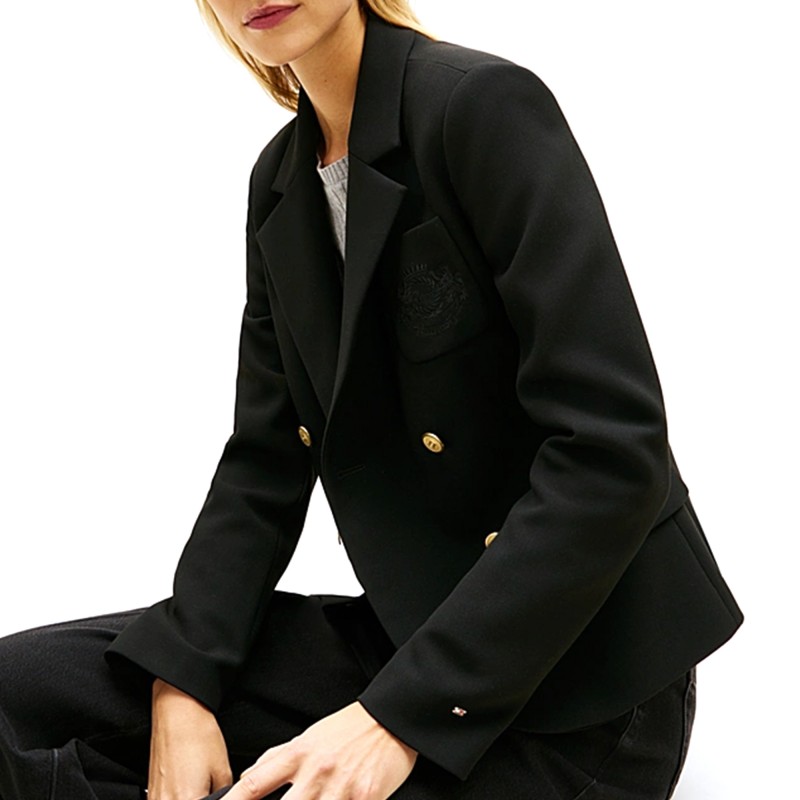 Tommy Hilfiger Blazer Slim Punto-Black