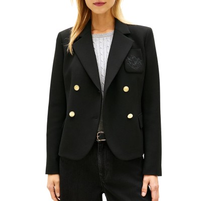 Tommy Hilfiger Blazer Slim Punto-Black