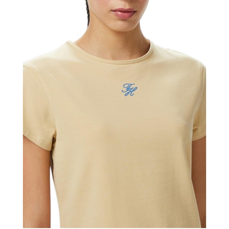 Tommy Hilfiger T-Shirt TH Script-Harvest Wheat