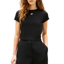Tommy Hilfiger T-Shirt TH Script-Black