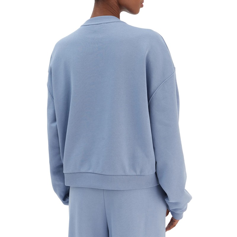 Tommy Hilfiger Sweatshirt Terry Gold Script-Clear Water Tommy Hilfiger Sweatshirt Terry Gold Script-Clear Water
