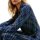 Tommy Hilfiger Dress Midi-Argyle Print Navy