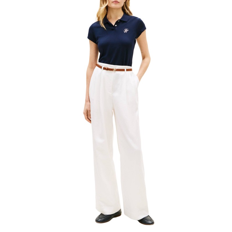 Tommy Hilfiger Polo Shirt TH Script-Dark Night Navy