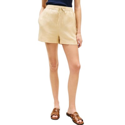 Tommy Hilfiger Shorts Linen Pull On-Harvest Wheat